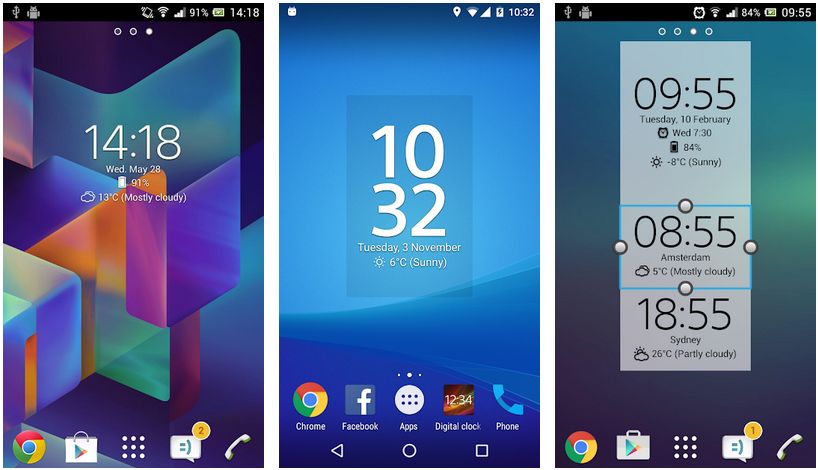 10 Best Free Clock Widgets for Android Home Screen