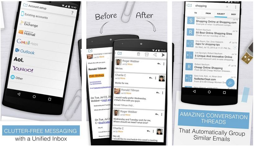 10+ Best Email Apps for Android to Smartly Manage Messages