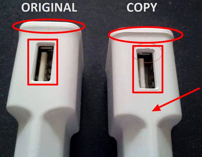 10 Differences Between Fake/Genuine Charger & USB Cable