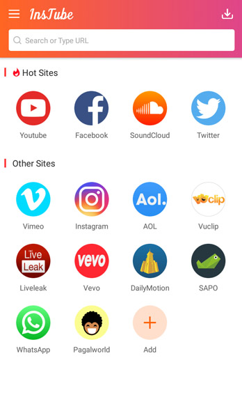 InsTube APK Online Video Downloader