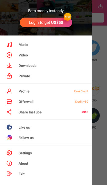 InsTube APK Music & Video Downloader