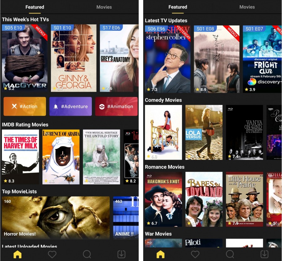 MovieBoxPro Featured Tab