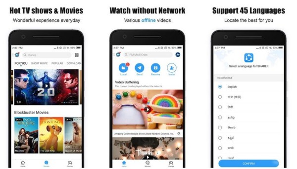 shareit mod apk for android screenshots