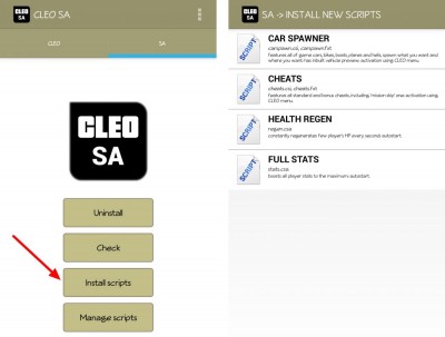 How to Install Cleo Mod Script to Cheat in GTA Android?