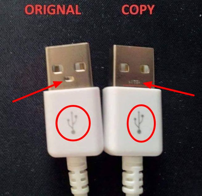 10 Differences Between Fake/Genuine Charger & USB Cable