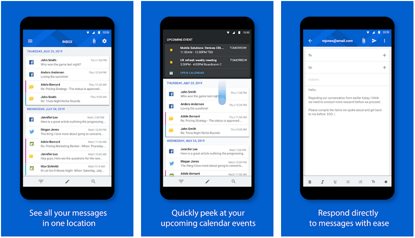 10+ Best Email Apps for Android to Smartly Manage Messages