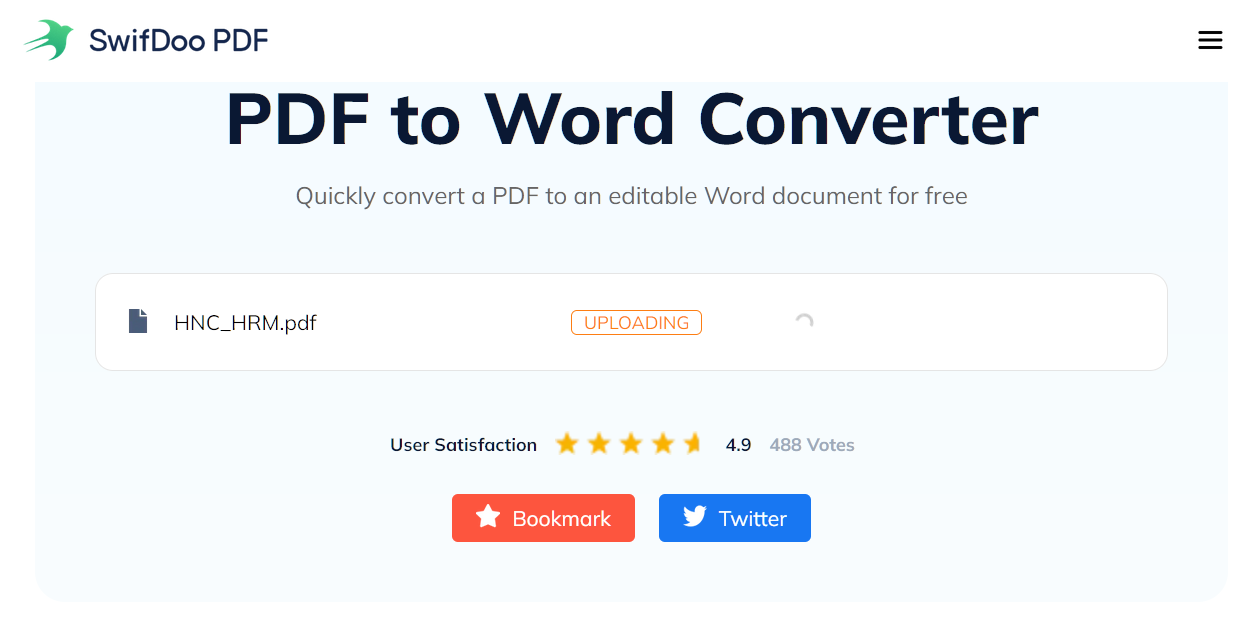 How To Convert PDF File to Word Doc with SwifDoo