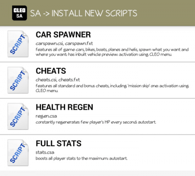 How to Install Cleo Mod Script to Cheat in GTA Android?