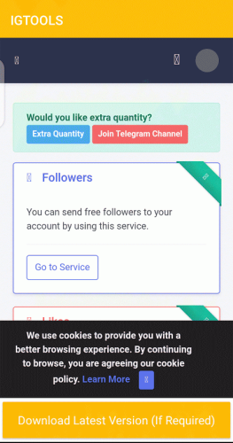 IGTools followers increasing service 