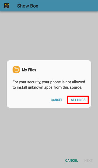 install show box apk android
