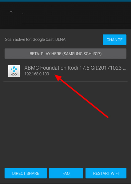 Stream Kodi on Chromecast using your Android Phone or Tablet